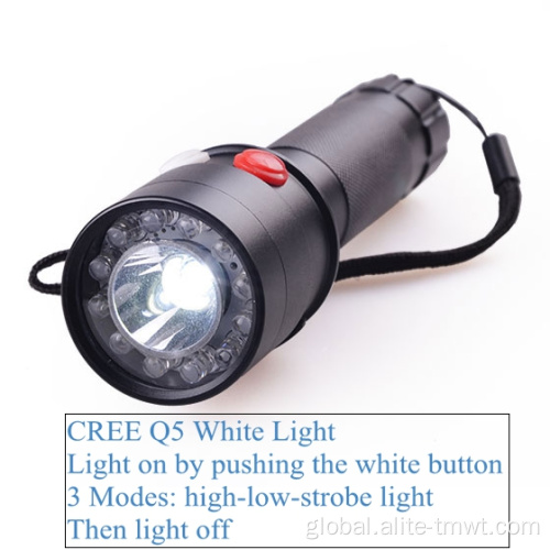 3 In1 Electric Torch High Quanlity 3 In1 Electric Torch 3 Colors For White Red Green 6 Leds Flashlight Factory